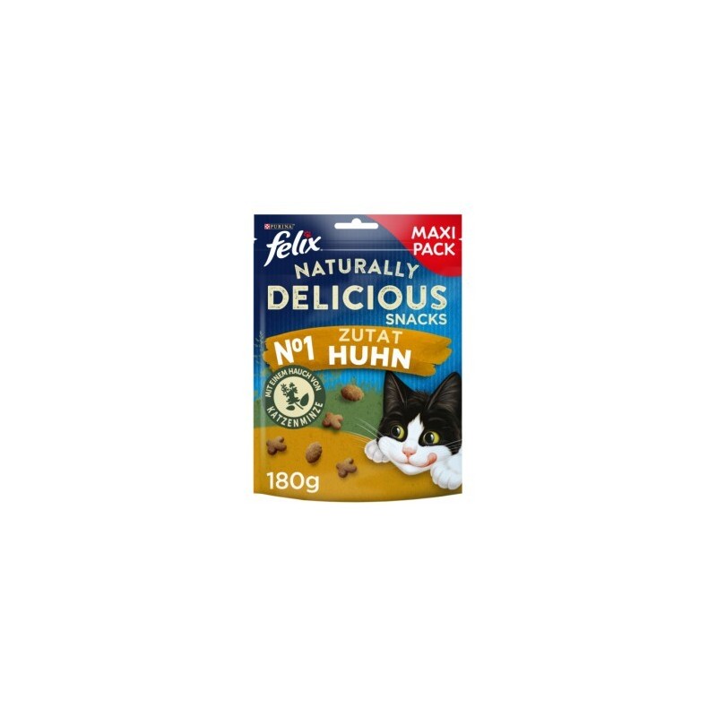 Felix Naturally Delicious 6x180g Huhn mit Katzenminze
