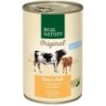 REAL NATURE Original Light Nassfutter für Hunde Rind und Kalb 6x400 g