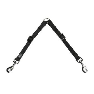 AniOne Nylonkoppel Classic schwarz XS