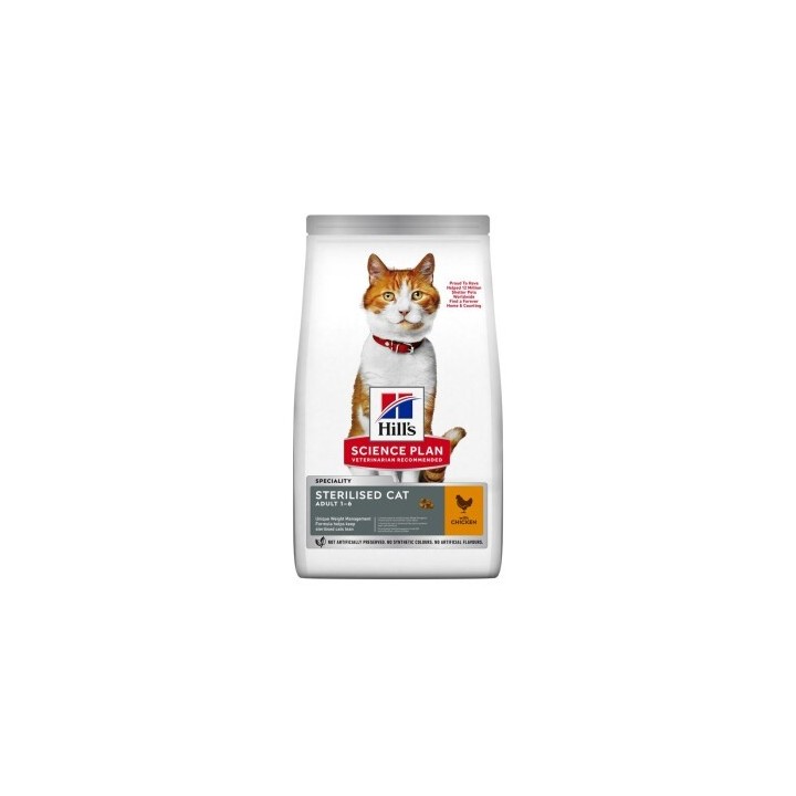Hill's Science Plan Trockenfutter Katze Adult, Sterilised Huhn 3 kg