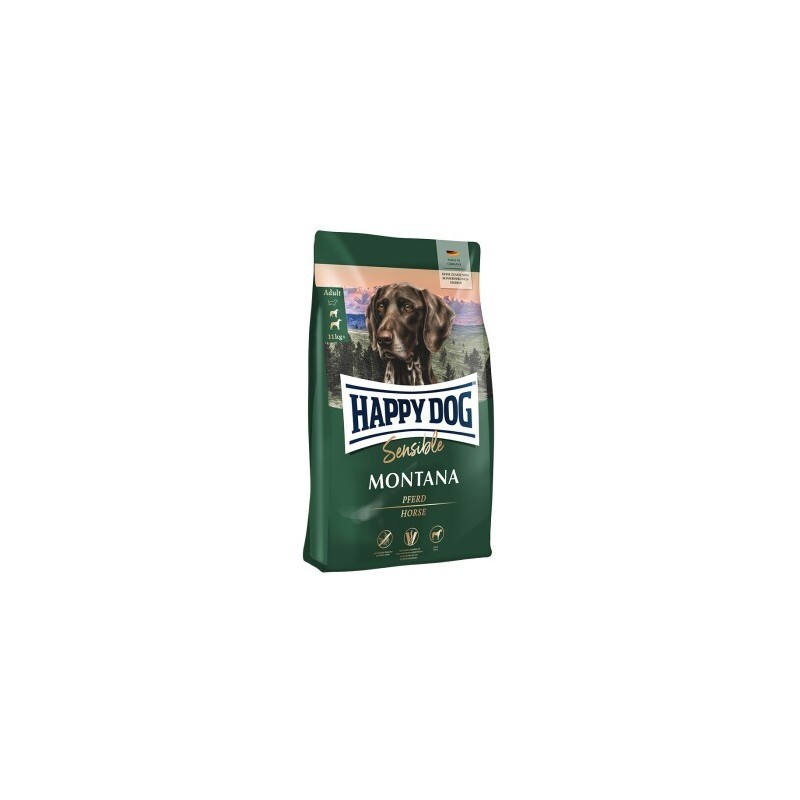HAPPY DOG Sensible Trockenfutter Hund Adult, Montana 2x4 kg