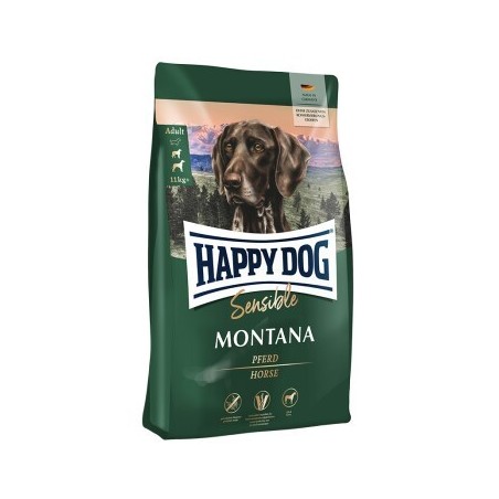 HAPPY DOG Sensible Trockenfutter Hund Adult, Montana 2x4 kg