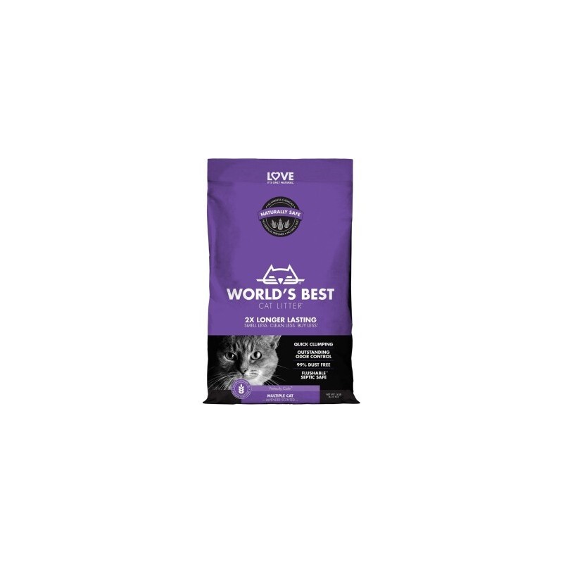 WORLD'S BEST Cat Litter Multiple Lavendel 12.7 kg