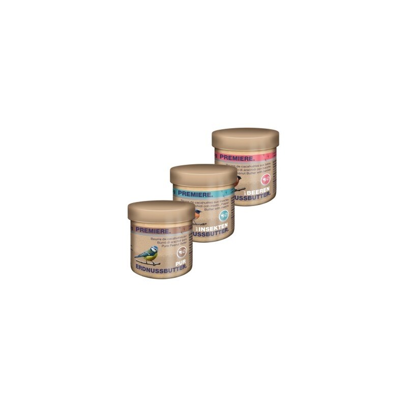PREMIERE Erdnussbutter Mix 3 x 250g