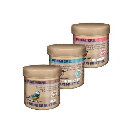 PREMIERE Erdnussbutter Mix 3 x 250g