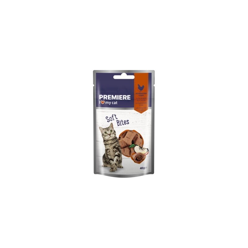 PREMIERE Soft Bites Hühnerleber und Apfel 3x40 g