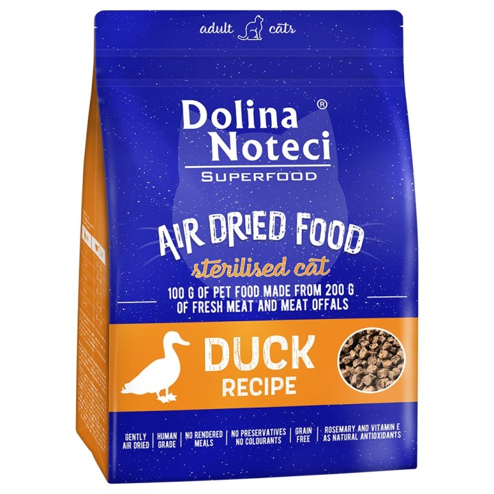 Dolina Noteci Superfood Sterilised Feline Ente - 1 kg