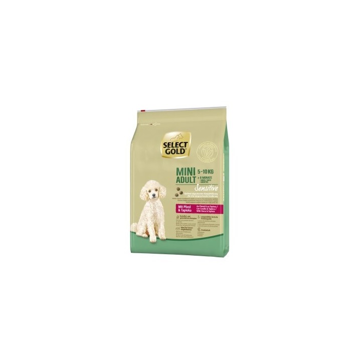 SELECT GOLD Sensitive Mini Adult Pferd & Tapioka 4 kg