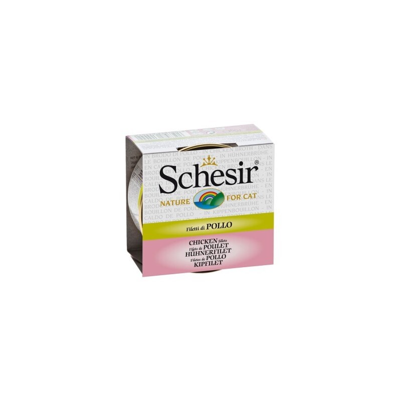 Schesir in Brühe 24x70g Hähnchenfilet, in Hühnerbrühe