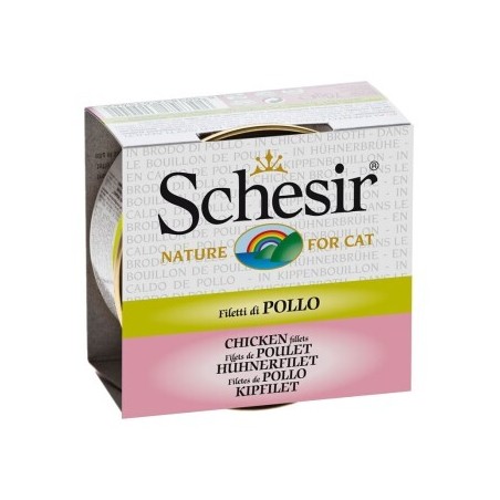 Schesir in Brühe 24x70g Hähnchenfilet, in Hühnerbrühe