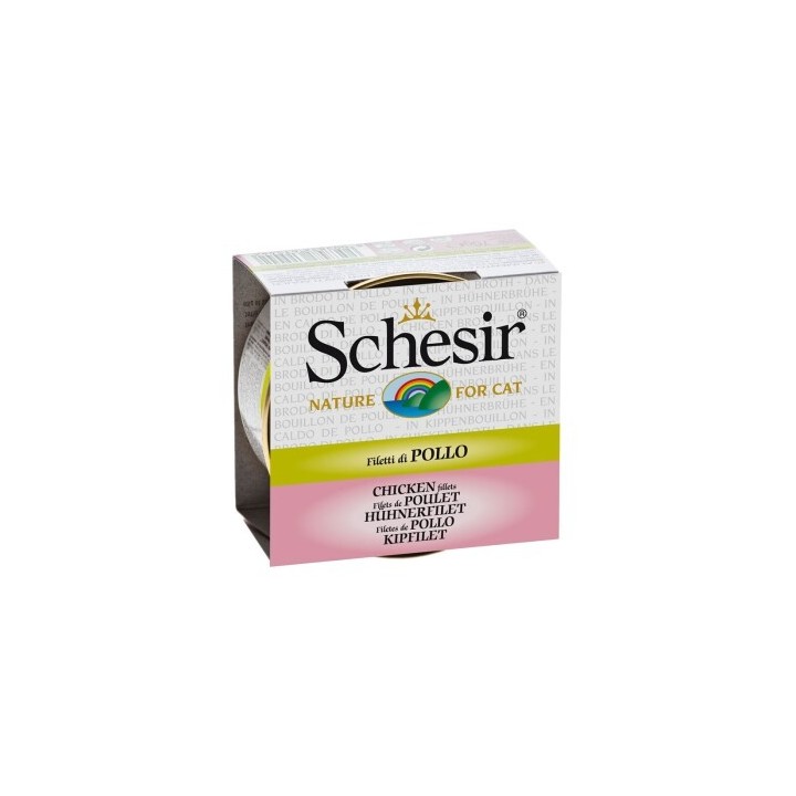 Schesir in Brühe 24x70g Hähnchenfilet, in Hühnerbrühe