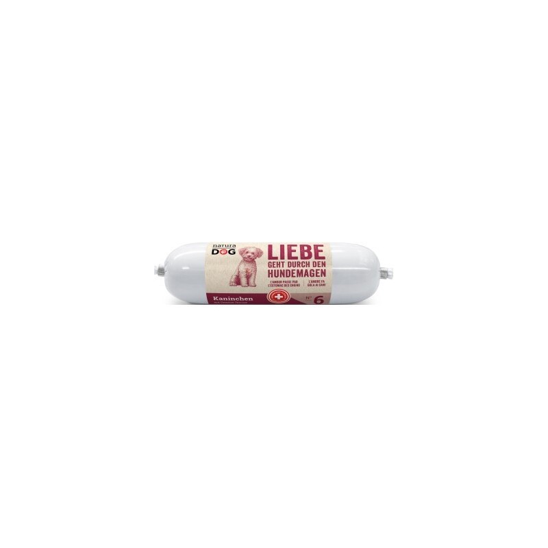 NaturaDog Wurst mit Kaninchen und Gemüse 7x850 g