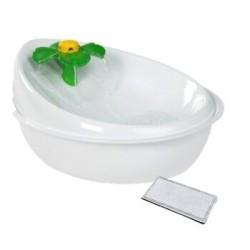 AniOne Trinkbrunnen Flower 1,5l mit Ersatzfilter