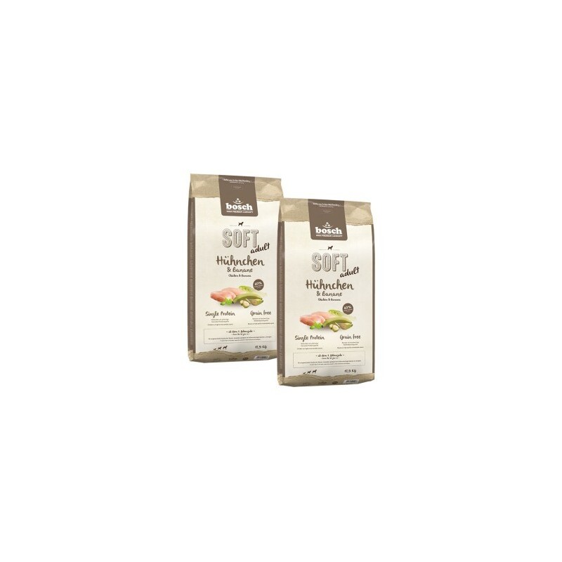 bosch Soft Hühnchen & Banane 2x12.5 kg