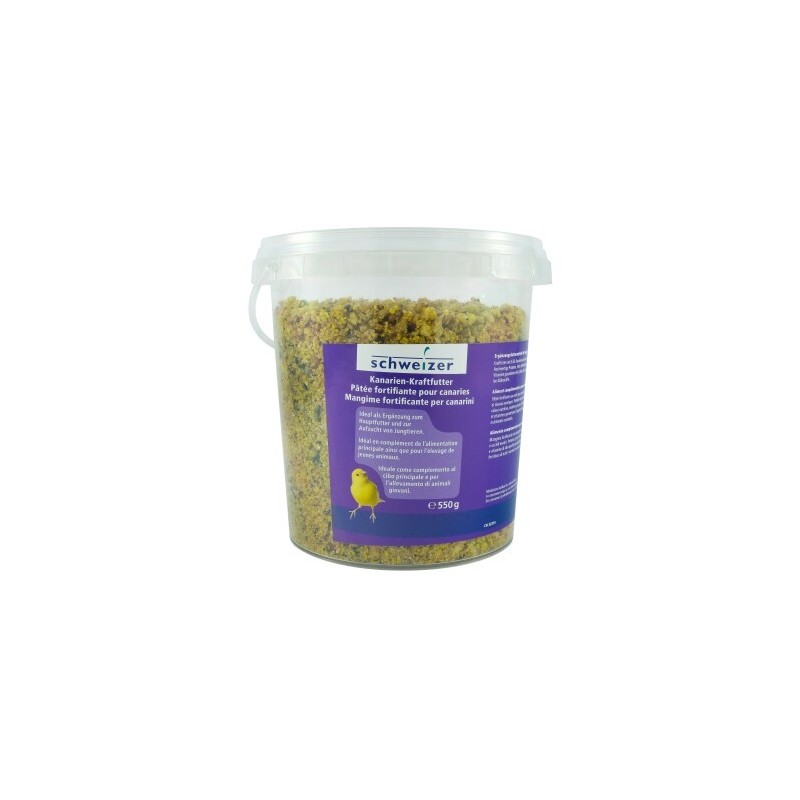 Schweizer Kanarienkraftfutter mit Ei 550g
