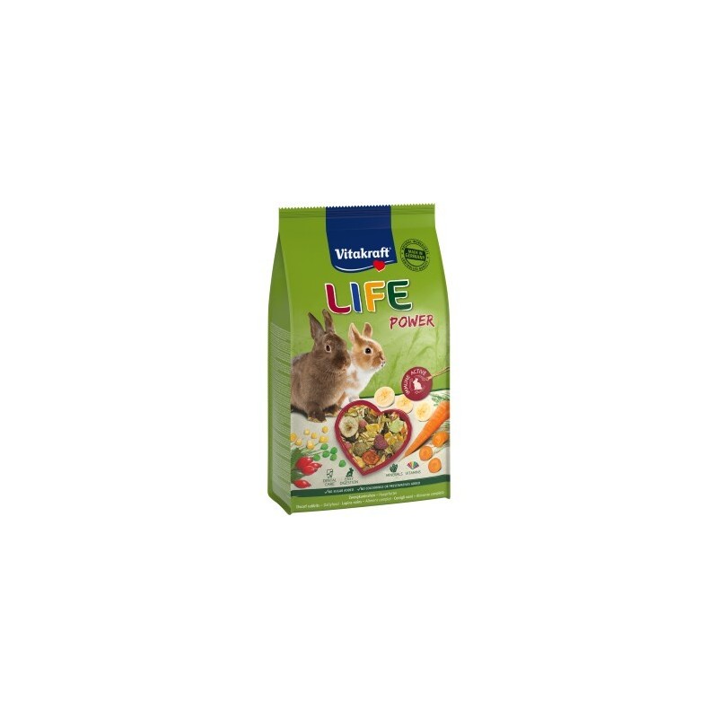 Vitakraft LIFE POWER Zwergkaninchen 600g