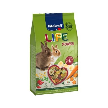 Vitakraft LIFE POWER Zwergkaninchen 600g