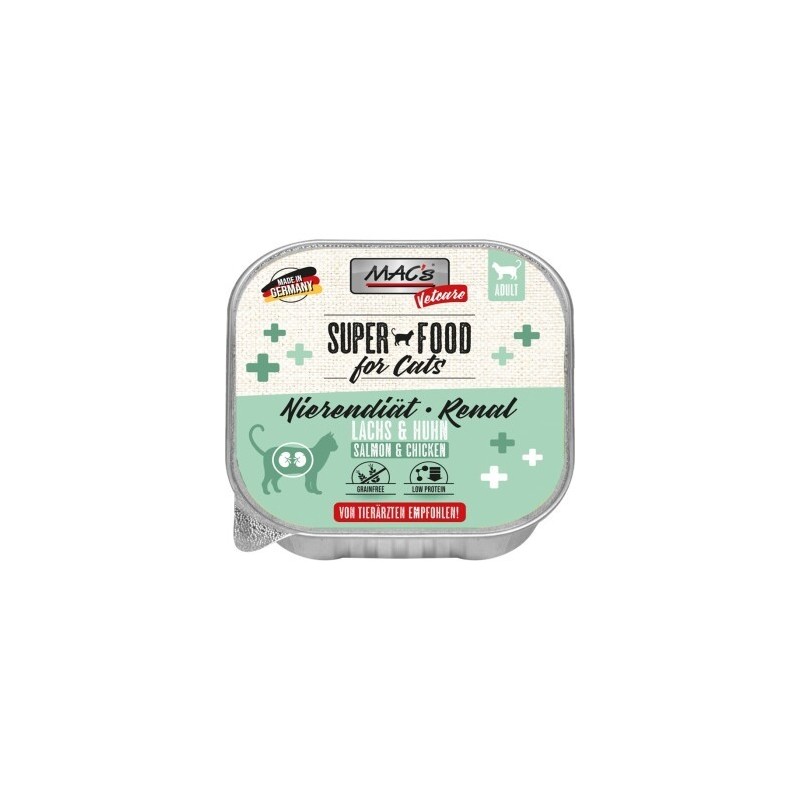 MAC's Vetcare Nierendiät Renal 16x100g Lachs & Huhn