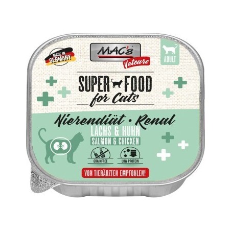 MAC's Vetcare Nierendiät Renal 16x100g Lachs & Huhn