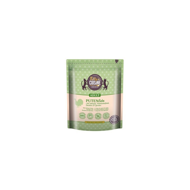 Kitty's Cuisine Adult Putenliebe mit delikatem Putenkeulenfleisch, Sanddorn und Spirulina 300 g