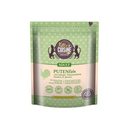 Kitty's Cuisine Adult Putenliebe mit delikatem Putenkeulenfleisch, Sanddorn und Spirulina 300 g