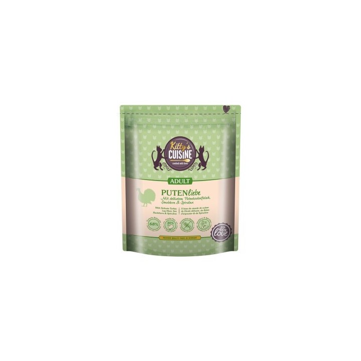 Kitty's Cuisine Adult Putenliebe mit delikatem Putenkeulenfleisch, Sanddorn und Spirulina 300 g
