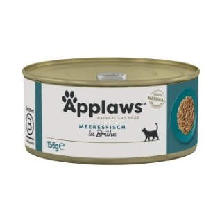 Applaws Nassfutter Katze Adult in Brühe Seefisch 24x156 g