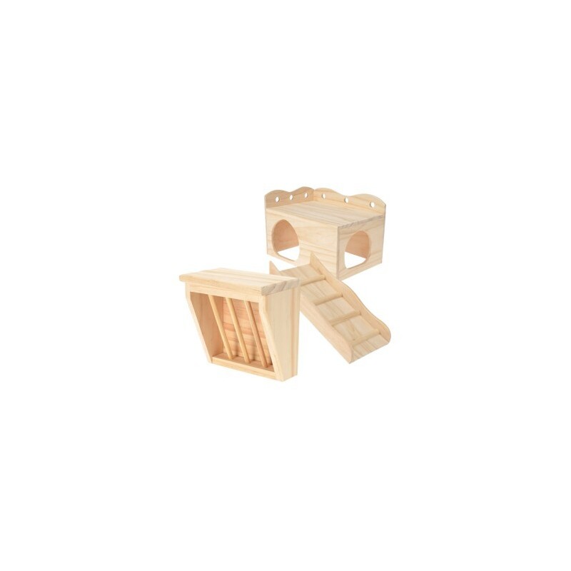 AniOne Set Nager-Residenz - Haus + Rampe + Raufe
