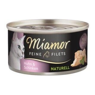 Miamor Feine Filets Naturelle Huhn und Schinken 24x80 g