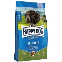 HAPPY DOG Sensible Trockenfutter Hund Junior, Lamm & Reis 4 kg