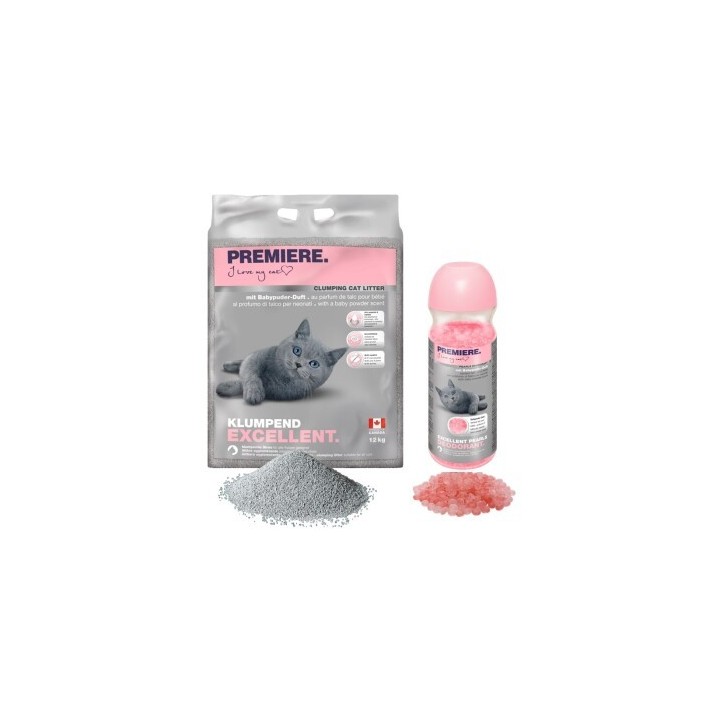 PREMIERE Excellent Babypuder Klumpstreu 12kg mit Deodorant