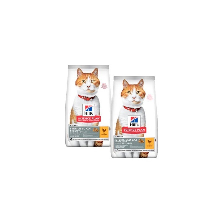 Hill's Science Plan Trockenfutter Katze Adult, Sterilised Huhn 2x10 kg