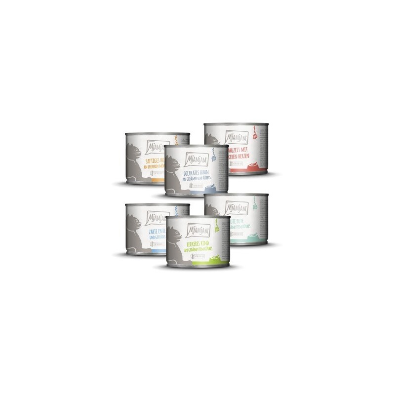 MjAMjAM Nassfutter Katze Adult 6x200 g Mixpaket 3