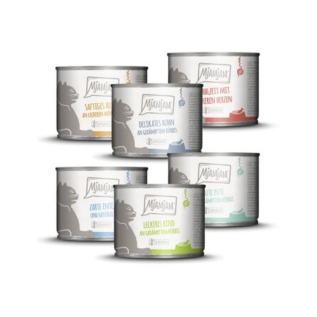 MjAMjAM Nassfutter Katze Adult 6x200 g Mixpaket 3