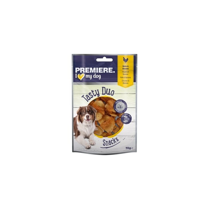 PREMIERE Tasty Duo Snack Huhn mit Banane 7x70g