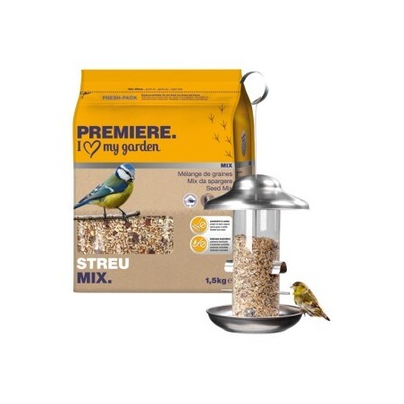 AniOne Futtersäule mit Premiere Streu-Mix
