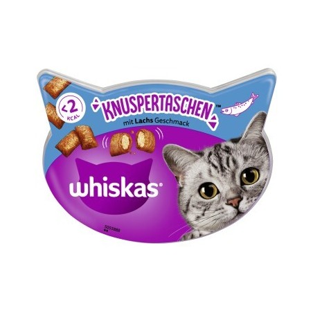 Whiskas Knuspertaschen 8x60g Lachs