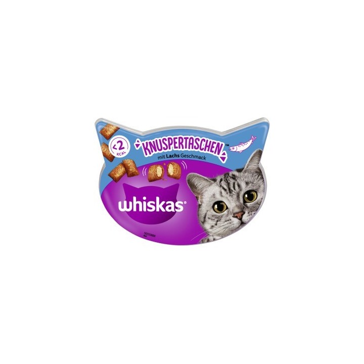 Whiskas Knuspertaschen 8x60g Lachs