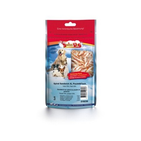 SwissDog Spiral Sandwich XL Chicken&Fish 100g