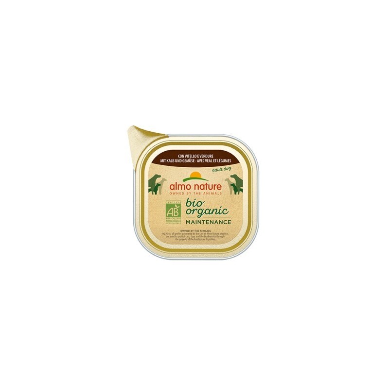Almo nature Bio Organic 32x100g Kalb & Gemüse