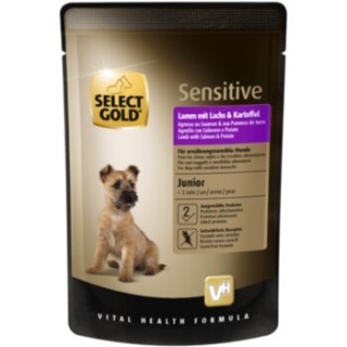 SELECT GOLD Nassfutter Hund Sensitive Junior 12x100 g