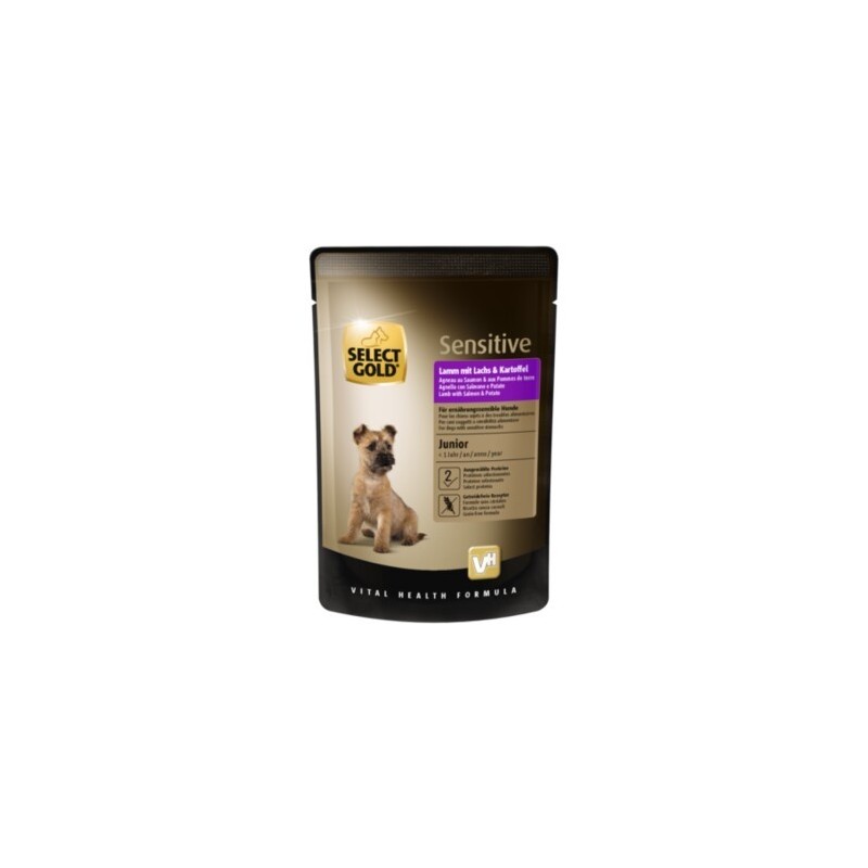 SELECT GOLD Nassfutter Hund Sensitive Junior 12x100 g