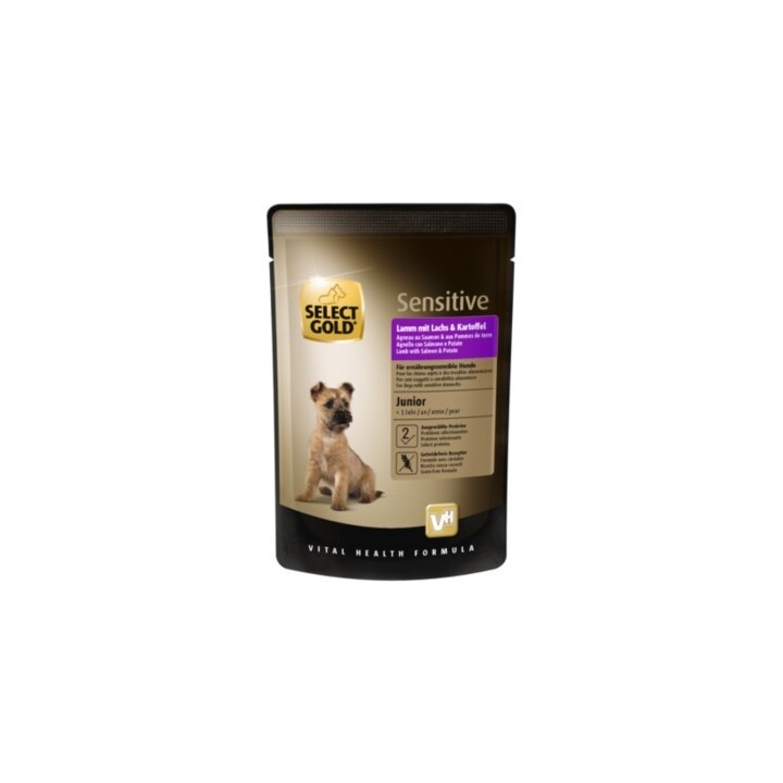 SELECT GOLD Nassfutter Hund Sensitive Junior 12x100 g
