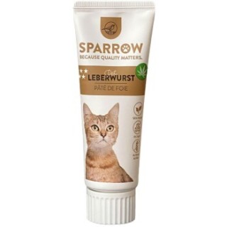 Sparrow CannaCat Leberwurst mit CBD 75 g