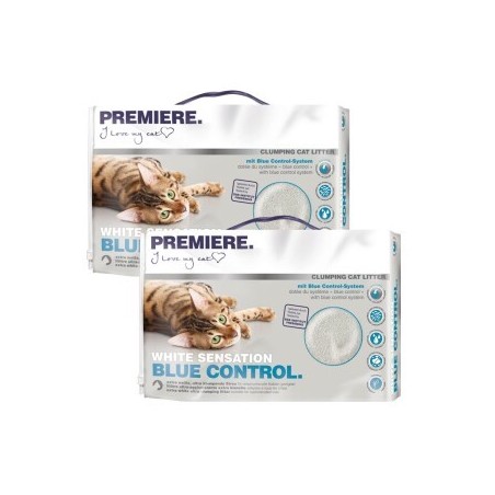 PREMIERE White Sensation blue control, Klumpstreu 2x12 l