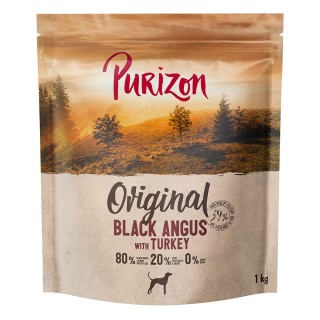 Purizon Black-Angus-Rind mit Truthahn Adult - getreidefrei - 1 kg