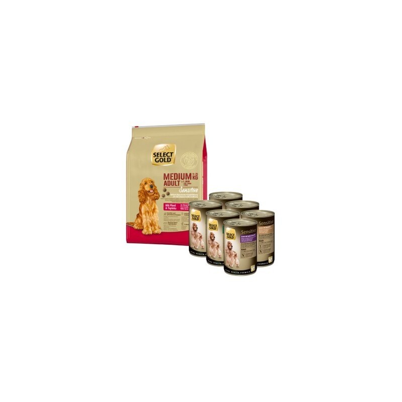 SELECT GOLD Sensitiv Medium Adult Mischfütterungs-Set 7tlg.