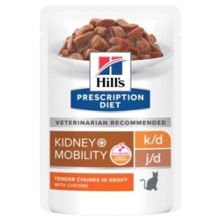 Hill's Prescription Diet k/d + Mobility Feline mit Huhn 12x85 g
