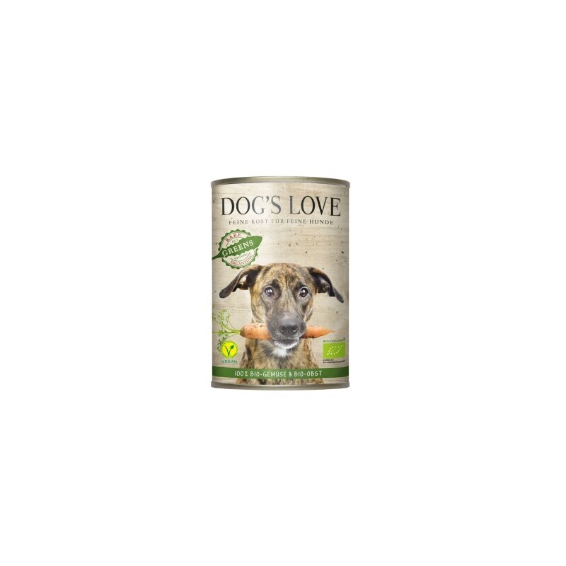 DOG'S LOVE Greens Bio, Obst und Gemüse 6x400 g