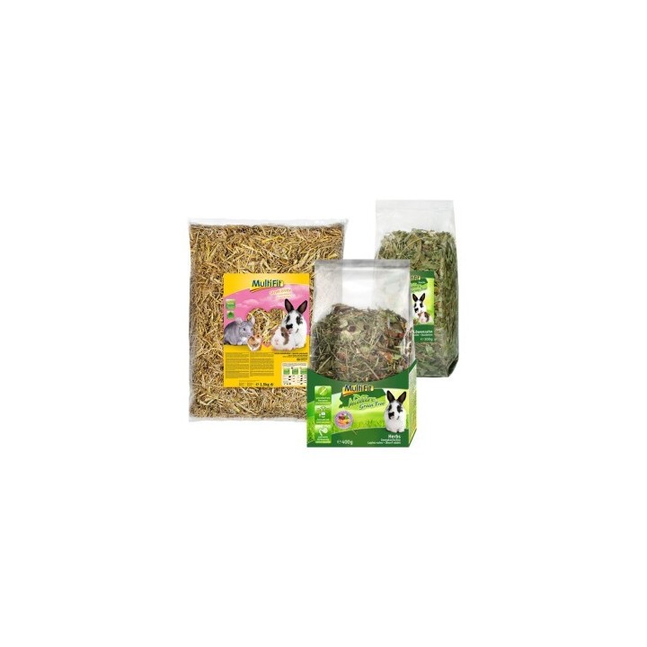 MultiFit Grain Free Zwergkaninchen Geschenk-Set 3tlg. 2,2 kg